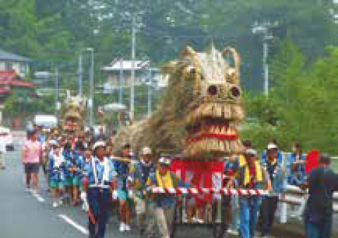 清川村の伝統行事「青龍祭」