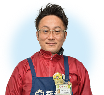 農産物直売所「夢未市」清田 陽平 店長