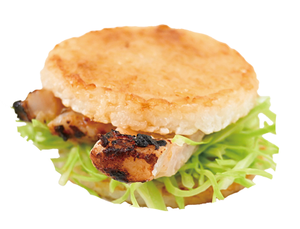 とん漬のライスバーガー
