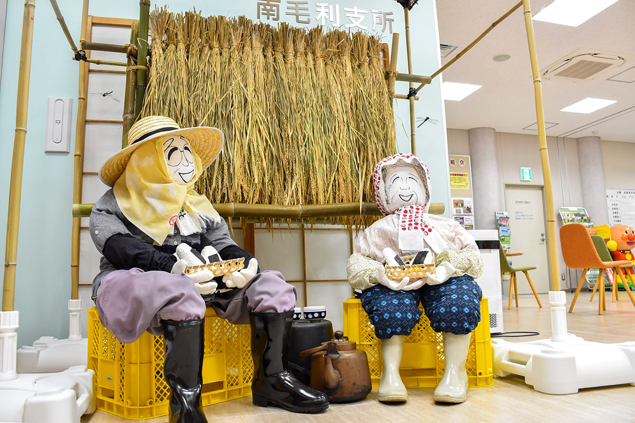 実寸大に近い装飾は来店者に好評(11月)の写真