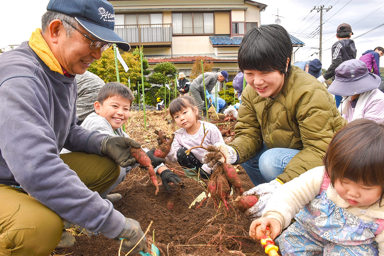 11月11日 玉川地区 准組合員向けサツマイモ堀り体験の写真